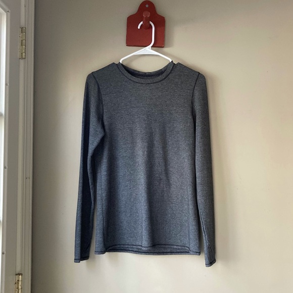 Cuddl Duds Ultra Cozy Grey Long Sleeve Top M - Picture 6 of 6